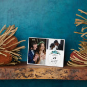 Happy Anniversary 20 Jahre zusammen | 2 FOTOS Fotoplatte (Seite)