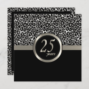 Happy Anniversary 25 Jahre Einladung