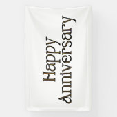 Happy Anniversary 2.5x4 Vinyl Banner (Vertikal)