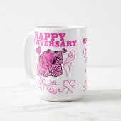 Happy Anniversary - ASL Design Kaffeetasse (Vorderseite Links)