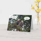 Happy Anniversary, Bald Eagles Card Karte (Gelbe Blume)