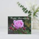 Happy Anniversary Bischofsburg Rose #1 Postkarte (Stehend Vorderseite)