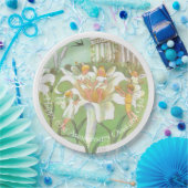 Happy Anniversary Blume Fairy Party Plate Pappteller (Party)