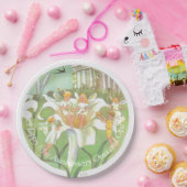 Happy Anniversary Blume Fairy Party Plate Pappteller (Party)