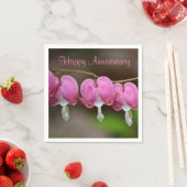 Happy Anniversary Blutung Herz Serviette (Beispiel)