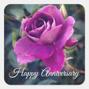 Happy Anniversary Burgund Iceberg #2 Stickers