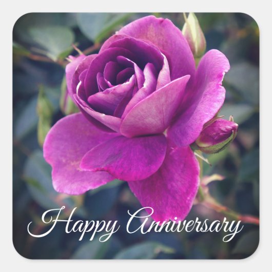 Happy Anniversary Burgundy Iceberg #2 Stickers (Vorderseite)