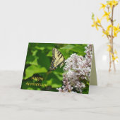 Happy Anniversary Butterfly Card von Janz Karte (Gelbe Blume)