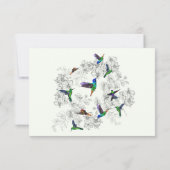 Happy Anniversary Card Frühjahr Vögel und Blume Karte (Rückseite)