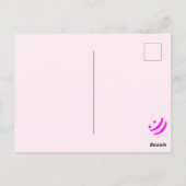 Happy Anniversary Card mit Happy Woman - Funny Postkarte (Rückseite)