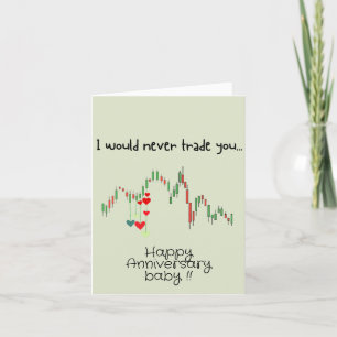 Happy Anniversary Card Trader bearbeitbaren Text Feiertagskarte