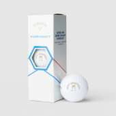 Happy Anniversary Champagne Toast Callaway Golfball (Verpackung)