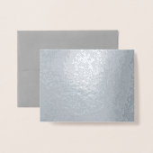 Happy Anniversary CinderStripe Folienkarte (Rückseite mit Umschlag)