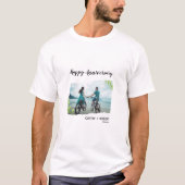 Happy Anniversary Custom Branded White T - Shirt (Vorderseite)