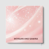 Happy Anniversary Custom Photo Guest Book Gästebuch (Rückseite)