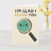 Happy Anniversary Cute Funny Simple Glass Card Karte (Gelbe Blume)