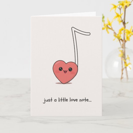 Happy Anniversary Cute Funny Simple Note Card Karte (Gelbe Blume)