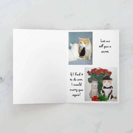 HAPPY ANNIVERSARY, DEAR! KARTE (Innenseite)