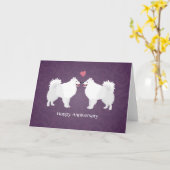 Happy Anniversary Design des amerikanischen Eskimo Karte (Gelbe Blume)