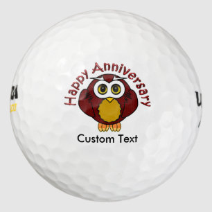 Happy Anniversary - eine kluge Schüssel mit geschw Golfball
