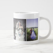 Happy Anniversary Foto Collage Tasse Vertikales Fo (Rechts)