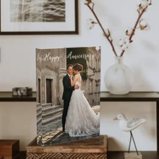 Happy Anniversary Foto - Personalisiertes Paar