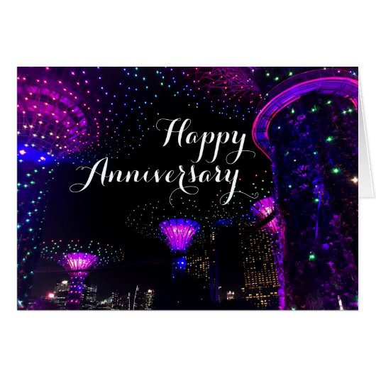 Happy Anniversary Gardens by Bay #5 Card (Vorderseite (Horizontal))
