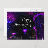 Happy Anniversary Gardens by Bay #5 Postcard Postkarte (Vorne/Hinten)