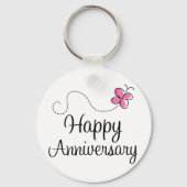 Happy-Anniversary-Geschenk Schlüsselanhänger (Vorderseite)