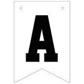 Happy Anniversary Golden and White Wimpelkette (Zweite Fahne)