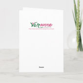 Happy Anniversary Growing Together Karte (Rückseite)