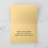 Happy Anniversary Hawaiian Tropical Sunset Karte (Innenseite)