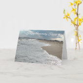 Happy Anniversary Honey Ocean Waves Card Karte (Gelbe Blume)