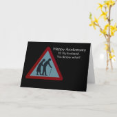 Happy Anniversary Husband Card Karte (Gelbe Blume)