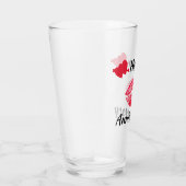 HAPPY ANNIVERSARY KISS GLAS (Rechts)