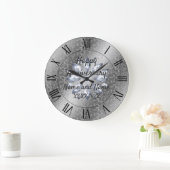 Happy anniversary Large Clock Große Wanduhr (Zuhause)