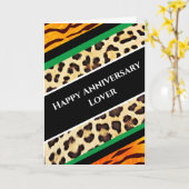 Happy Anniversary Lover Kokett Fun Karte (Gelbe Blume)