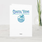 Happy Anniversary Magical Coast Personalisiert Karte (Rückseite)