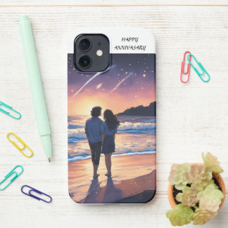 Happy Anniversary Nature Beauty Couple Phone Case iPhone 12 Hülle