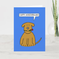 Happy Anniversary Niedlich Cartoon Puppy