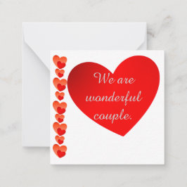 Happy Anniversary Note Card Mitteilungskarte