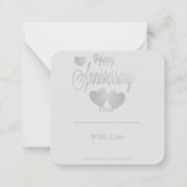 Happy Anniversary Notecard Mitteilungskarte (Rückseite)