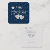 Happy Anniversary Notecard Mitteilungskarte (Vorne/Hinten)