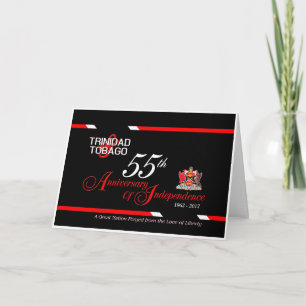 Happy Anniversary of Independence T&T Karte