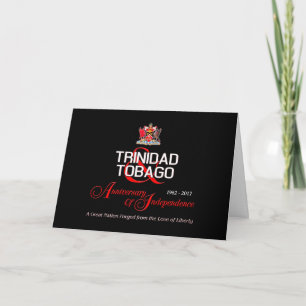 Happy Anniversary of Independence T&T Karte