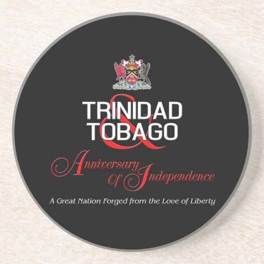 Happy Anniversary of Independence T&T Untersetzer (Vorne)