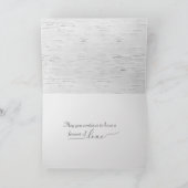 Happy Anniversary on Birch Tree Scroll Karte (Innenseite)