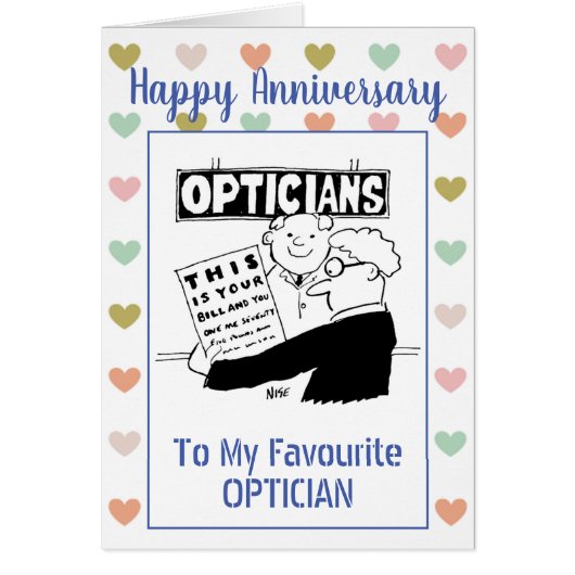 Happy Anniversary Optician (Vorne)