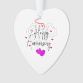 HAPPY ANNIVERSARY ORNAMENT (Vorderseite)