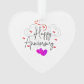 HAPPY ANNIVERSARY ORNAMENT (Vorderseite)